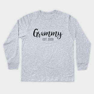 Grammy Est 2020 - Grandma Birthday Gift Kids Long Sleeve T-Shirt